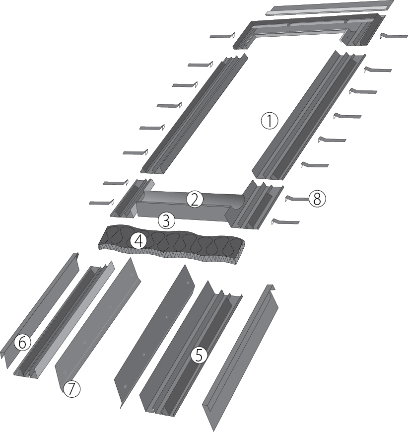 Оклады для карнизного комплекса EUV/B, EUV-L/B